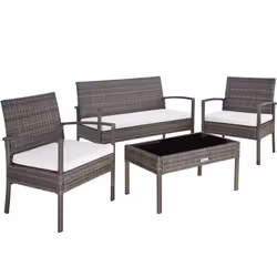TecTake 403398, Grigio, 4 seduta(e), Adulti e bambini, Bambino/Bambina
