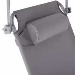 TecTake 403414 sedia a sdraio Grigio Poliestere, Acciaio - Vista aggiuntiva 6