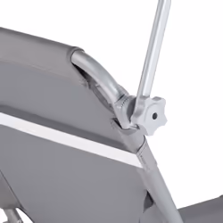 TecTake 403414 sedia a sdraio Grigio Poliestere, Acciaio - Vista aggiuntiva 7