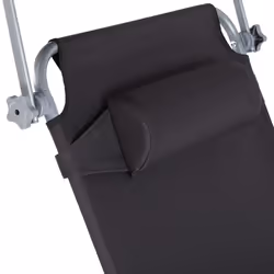TecTake 403415 sedia a sdraio Nero Poliestere, Acciaio - Vista aggiuntiva 7
