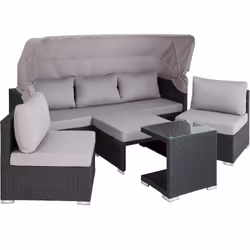 TecTake 403426 divano Nero
