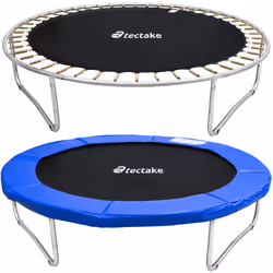 TecTake 403517 trampolino da cortile e per attività ricreative