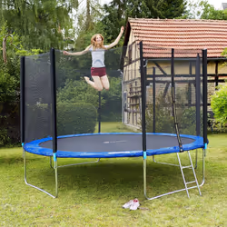 TecTake 403519 trampolino da cortile e per attività ricreative