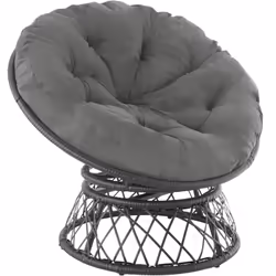 TecTake 403552, Poliestere, Acciaio, Nero