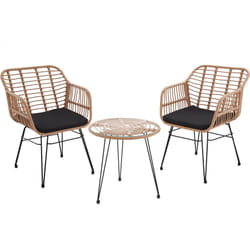 TecTake 403558 set mobili da esterno Marrone