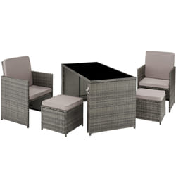 TecTake 403562 set mobili da esterno Grigio