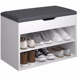 TecTake 403614 scarpiera Bianco