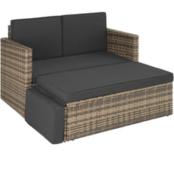 TecTake 403688 divano Marrone
