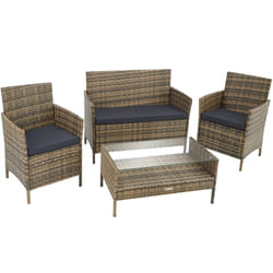 TecTake 403693 set mobili da esterno Marrone
