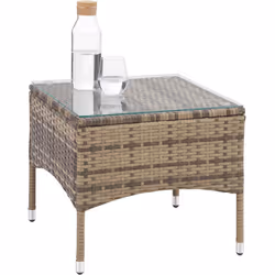 TecTake 403703 set mobili da esterno Marrone