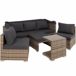 TecTake 403713 divano Marrone