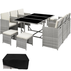 TecTake 403730 set mobili da esterno Grigio
