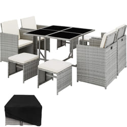 TecTake 403734 set mobili da esterno Grigio