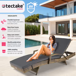 TecTake 403856 letto per esterni