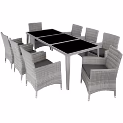 TecTake 403752 set mobili da esterno Grigio - Vista aggiuntiva 6