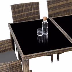 TecTake 403753 set mobili da esterno Marrone - Vista aggiuntiva 5