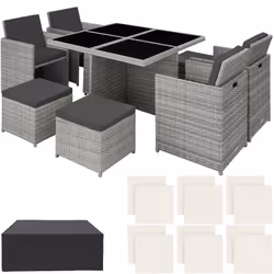 TecTake 403756, Grigio, 8 seduta(e), Adulti e bambini, Bambino/Bambina