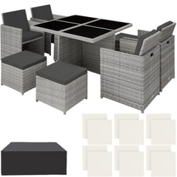 TecTake 403756 set mobili da esterno Grigio