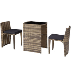 TecTake 403769 set mobili da esterno Marrone