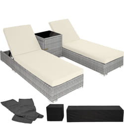 TecTake 403770 set mobili da esterno Grigio