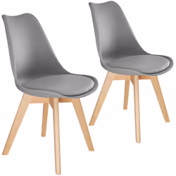 TecTake 403812, Grigio, 2 seduta(e)