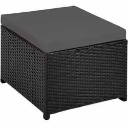 TecTake 403819 set mobili da esterno Nero