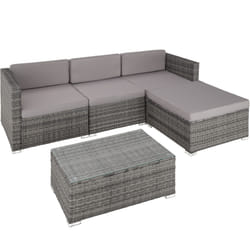 TecTake 403827 divano 4 seduta(e) Grigio