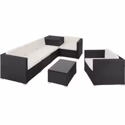 TecTake 403828 set mobili da esterno Nero