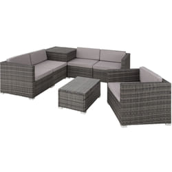 TecTake 403829 set mobili da esterno Grigio