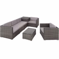 TecTake 403829 set mobili da esterno Grigio