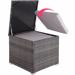 TecTake 403829 set mobili da esterno Grigio