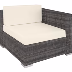 TecTake 403832 divano 5 seduta(e) Grigio