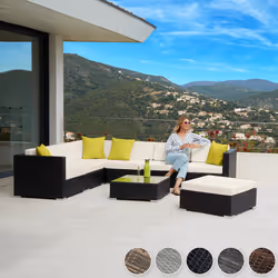 TecTake 403838, Esterno, Grigio, 7 seduta(e)
