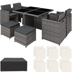 TecTake 403846 set mobili da esterno Grigio