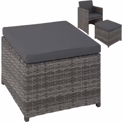 TecTake 403846 set mobili da esterno Grigio - Vista aggiuntiva 7