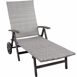 TecTake 403746, Grigio, Alluminio, Legno, Plastica, 120 kg, 8,5 kg