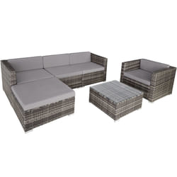 TecTake 403880 set mobili da esterno Grigio