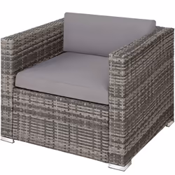 TecTake 403880 set mobili da esterno Grigio