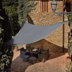 TecTake 403889 vela ombreggiante Grigio