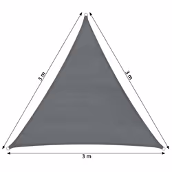 TecTake 403889 vela ombreggiante Grigio - Vista aggiuntiva 4