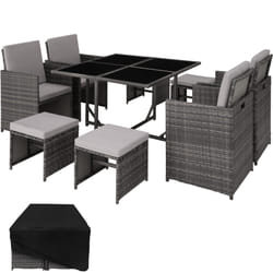 TecTake 403901 set mobili da esterno Grigio