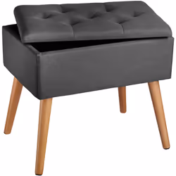 TecTake 403961, Grigio, Poliestere, MDF