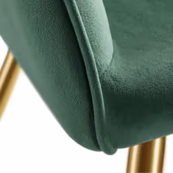 TecTake 404004 set di mobili per soggiorno Verde, Oro