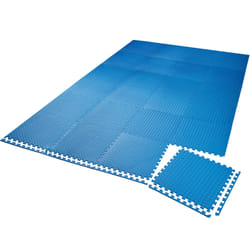 TecTake 404134 tappetino da yoga Blu