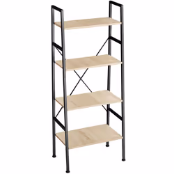 TecTake 404147, Acciaio, MDF, Legno