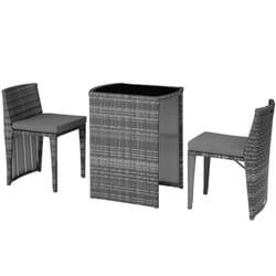 TecTake 404210 set mobili da esterno Grigio