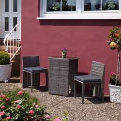 TecTake 404210 set mobili da esterno Grigio
