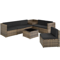 TecTake 404235 divano Marrone