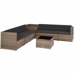 TecTake 404235 divano Marrone