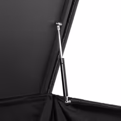 TecTake 404243 scatola di conservazione Alluminio Nero